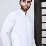 White ChikanKari Kurta Only