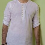 White Cotton Shirt For Men