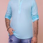 Sky Blue Cotton Shirt