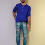 Royal Blue Cotton Shirt