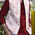 Off White Multi Embroidered Waistcoat